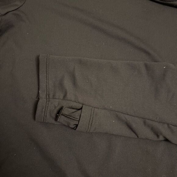 Nike Running DRI-FIT Element 3.0 Black Long Sleeve Crew Shirt Thumbholes Small - Picture 5 of 10